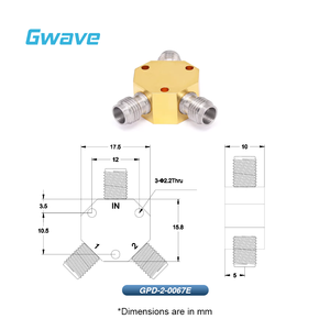 Bộ chia công suất 2 chiều 1.85mm cho Viễn Thông DC đến 67 GHz 1 Watt được xếp hạng - Product Image 3