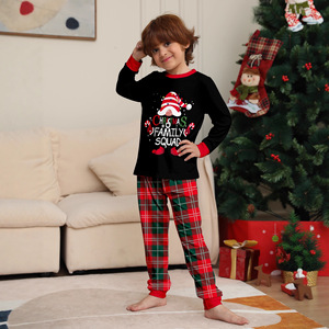 Conjunto de <span class=keywords><strong>Pijamas</strong></span> para Niños, Estilo Europeo y Americano, de Tela Ignífuga, Suave, Navidad 2026, Otoño, Nueva Llegada, para Niños y Niñas - Product Image 3