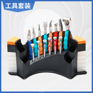 Kit d'outils de réparation de lunettes avec pinces et tournevis pour l'ajustement et l'entretien des lunettes - Product Image 4