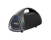 Enceinte de Fête SODLK S1617 320W avec Micro Sans Fil, Batterie Externe et Appairage TWS, Enceinte Portable Étanche IPX6 pour Événements et Karaoké