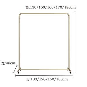 Giá để quần áo kim loại MR02, giá treo quần áo công nghiệp, giá treo quần áo gắn tường, thanh treo quần áo có thể kéo dài - Product Image 6