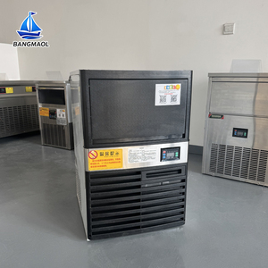 Machine à glaçons professionnelle en acier inoxydable, 40 kg à 80 kg par jour, machine à glaçons automatique commerciale, refroidisseur pour <span class=keywords><strong>restaurant</strong></span> et bar - Product Image 3