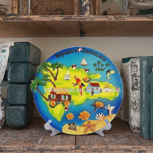 Belgio piatto Souvenir decorazione <span class=keywords><strong>da</strong></span> parete in resina 3D magneti <span class=keywords><strong>da</strong></span> frigo Brugge magnete in ceramica in resina piatto Souvenir - Product Image 2