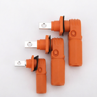 Connecteur de stockage d'énergie à courant élevé, plaqué argent, mâle/femelle, IP67, résistant aux flammes UL94-V0, 1000V 1500V, pour batterie