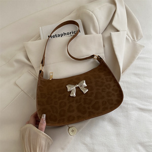 Bolso de Hombro de Moda con Estampado de <span class=keywords><strong>Leopardo</strong></span>, Estilo Mariposa, Tendencia 2026, Bolso Pequeño Cuadrado de Alta Gama - Product Image 5