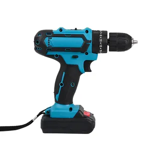 21v electric tools power machine wireless 2 lithium battery drills combo set cordless drill