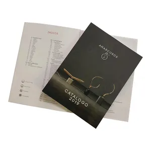 Impressão tripla personalizada A3A4 álbum pôster folheto manual de introdução da imagem do produto
