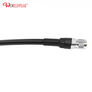 كابل توصيل رغوي 1/2 بوصة UHF PL-259 ذكر إلى DIN ذكر 7/16، كابل خارجي، تجميعة كابل صلب من البولي إيثيلين سوبرفلكس 1/2 بوصة - Product Image 3