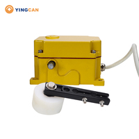 Interruptor de Cuerda Industrial Eléctrico Marca YINGCAN TPS-2D, Interruptor de Posición de 10A, Aluminio Fundido, 24-380V AC/DC