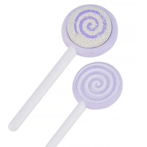 Limador de callos con logotipo personalizado profesional, Lima de pie con <span class=keywords><strong>forma</strong></span> de piruleta, piedra pómez <span class=keywords><strong>Natural</strong></span> - Product Image 4