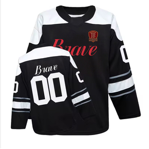 Oem Nieuwe Seizoen Snel Droogende Sportkleding Hockey Shirts Custom Logo IJshockey Uniformen IJshockey Stijl Jersey - Product Image 1