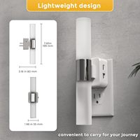 Lampe de nuit LED LOHAS 180 °   Applique murale rotative à brancher avec capteur crépusculaire pour salon et chambre à coucher