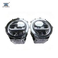 Phare LED pour Wrangler, phare tout-terrain pour Jeep JL, pièces automobiles, accessoires de phare avant en ABS