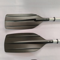 Kayak gonflable à double lame en aluminium et PVC de 220 cm, détachable, pour canoë, rafting, dérive et tourisme