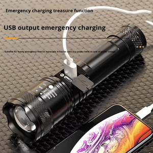 Projecteur laser super lumineux grand angle <span class=keywords><strong>Aurora</strong></span> rechargeable par USB 18650, lampe torche de patrouille extérieure, lampe de camping <span class=keywords><strong>IP65</strong></span> - Product Image 3