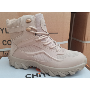 Bottes de randonnée de sécurité SFA33 AS33 gris clair en mesh, semelle anti-perforation, respirantes, chaussures tactiques de trekking outdoor - Product Image 5