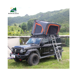 Tente de toit de <span class=keywords><strong>camping</strong></span> tout-terrain 4WD SUV imperméable et automatique tissu Oxford en aluminium pour voitures et <span class=keywords><strong>camping</strong></span> en plein air - Product Image 1