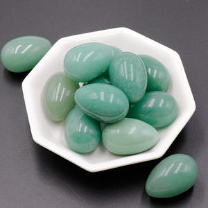 पॉलिश किए गए ईस्टर अंडे के आकार 30 मिमी प्राकृतिक क्रिस्टल पत्थर के लिए एमिथिस्ट डिय - Product Image 6