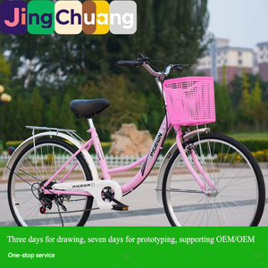 <span class=keywords><strong>Vélo</strong></span> de loisirs à vitesse variable Princess Car City Shuttle Bus 24-26 pouces pour couple, <span class=keywords><strong>vélo</strong></span> de route pour parc et promenade, vente en gros d'usine - Product Image 3