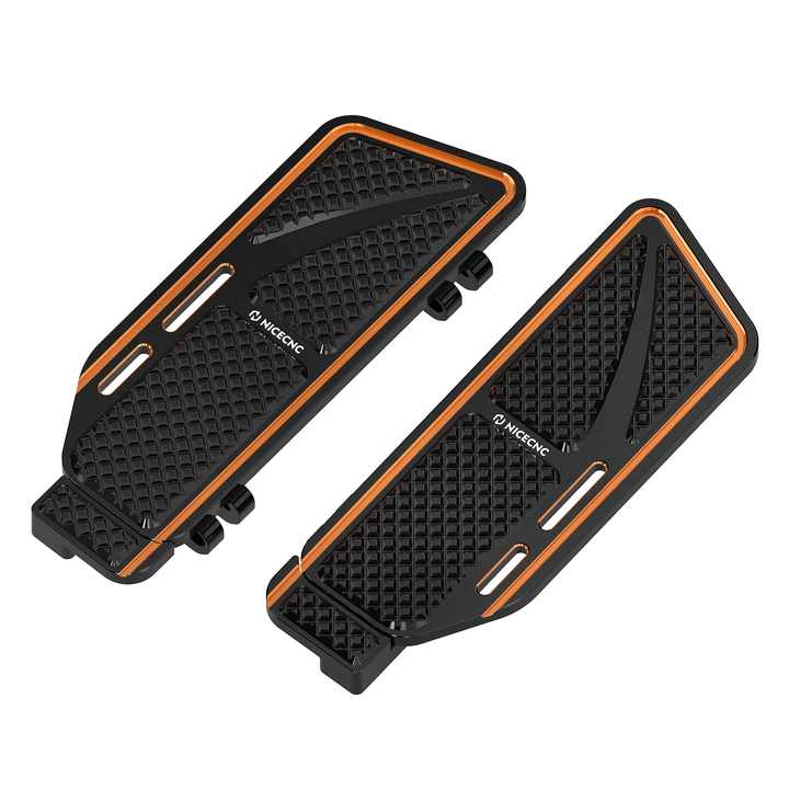 Nicecnc Enlarged Footrest Rider Footboard Foot Boards For Harley Road