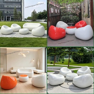 Leisure Chairs Commercial Display Sofas Outdoor <b>Square</b> Creative Rest Stools Sample Room Display Center <b>Combination</b> Tables Chairs - Product Image 2