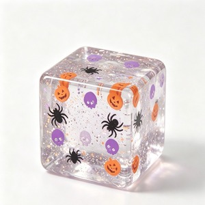 Novedad: Juguetes Antiestrés de Cubitos de Hielo para Halloween, Divertidos Juguetes de Cubo de Rebote Lento, Regalos de Halloween para Niños - Product Image 3