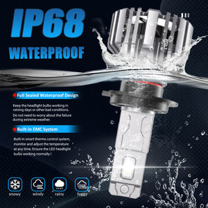 Bombillas LED F60 <span class=keywords><strong>H7</strong></span> <span class=keywords><strong>12V</strong></span> 110W 30000LM 6500K H1 H3 H4 H11 H13 9004 9005 9006 9012 para Faros Antiniebla de Motocicleta y Automóvil - Product Image 4