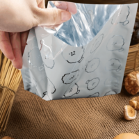 Logo personnalisé fermeture éclair hologramme mylar emballage PE boîte aveugle en plastique alimentaire feuille d'aluminium sac avec design personnalisé