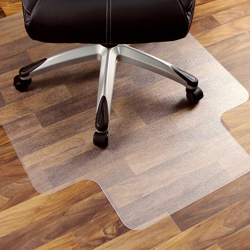 Cheap Glass Computer Small Chair Mat Hardwood Floor Protect Silence Mats