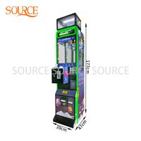 Máquina de garras LED personalizada SOURCE operada con monedas, juego de grúa arcade, máquina expendedora de juguetes y regalos para centros comerciales