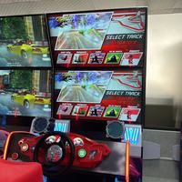 Machine de jeu d'arcade de course automobile simulée à monnayeur avec écran LED dynamique, équipement de jeu de conduite pour enfants en alliage d'aluminium pour la maison