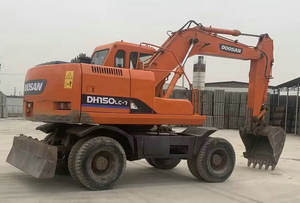 Maquinaria de construcción, excavadora de neumáticos Doosan DH150W, excavadora de ruedas de 15 toneladas, DH50, vendida en todo el mundo - Product Image 3