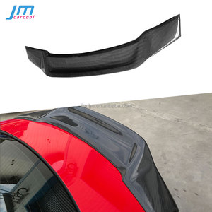 De fibra de carbono trasero Spoiler tronco Boot labio alas para <span class=keywords><strong>Audi</strong></span> A3 Sline S3 sedán de 4 puertas 2014-2018 etiqueta engomada del coche R estilo - Product Image 1
