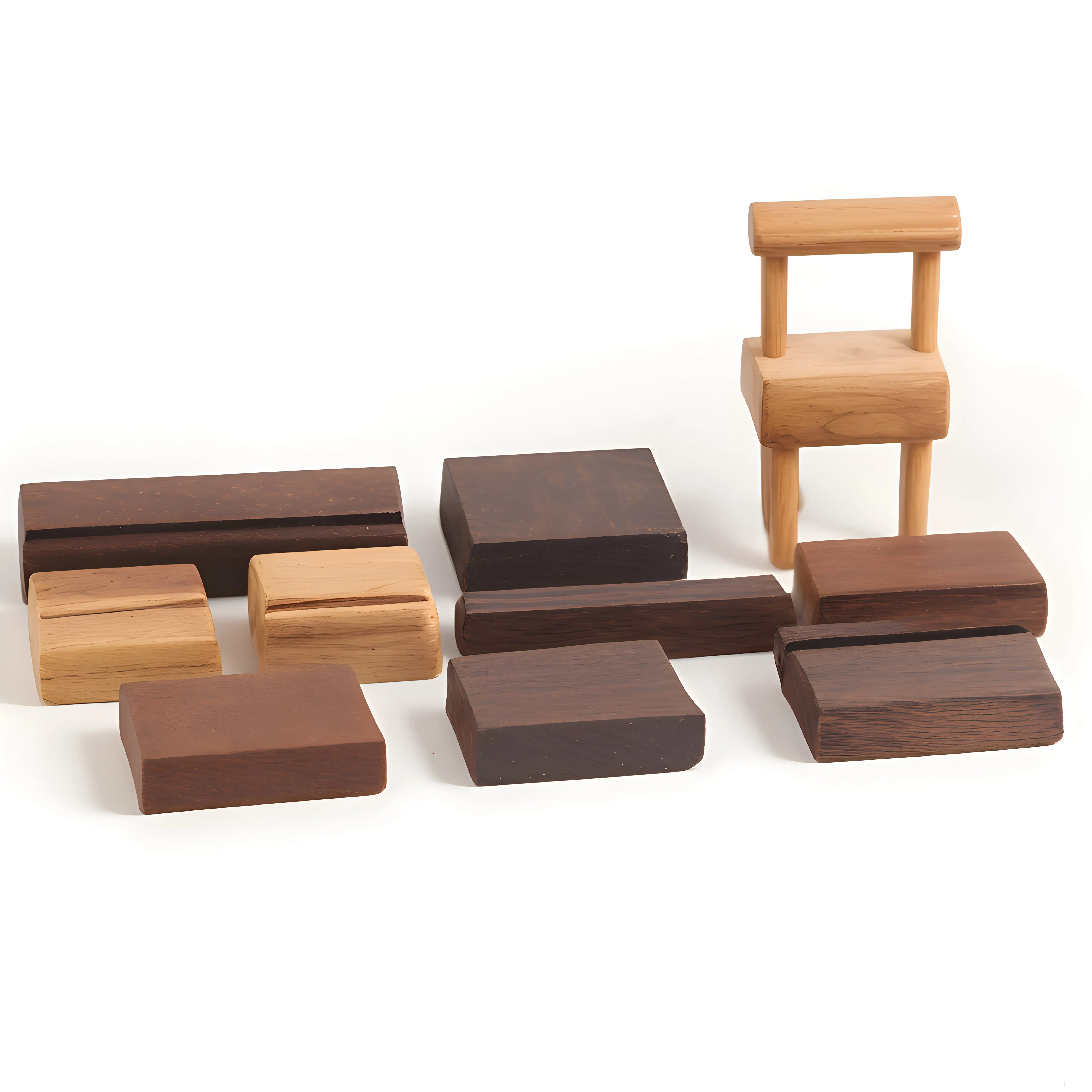 卸売カスタム小さな長方形木製ジュエリーギフトボックス滑らかな表面木製食器竹小物木製壁看板