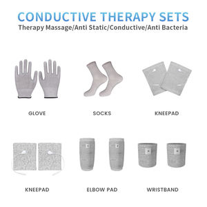 EMS Dezenas Vibração Elétrica Acupuntura Estimulação Muscular Médica Massageador Do Pé Meias para Massagem Alívio Da Dor Produtos - Product Image 5