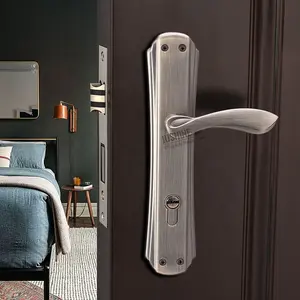 Nouveau design de poignée de porte en acier de luxe français Poignées de porte intérieures