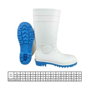 Botas <span class=keywords><strong>de</strong></span> Seguridad <span class=keywords><strong>de</strong></span> PVC con Punta <span class=keywords><strong>de</strong></span> Acero, Resistentes a Químicos, Impermeables, Antiestáticas, para la Industria Farmacéutica, <span class=keywords><strong>de</strong></span> Medicina y Alimentos - Product Image 4
