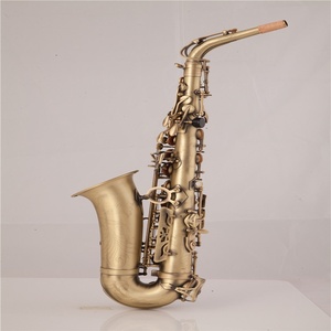 Instrumento afinado a saxofón de gama media E en acabado de bronce brillante Escala de medio tono de jazz <span class=keywords><strong>solo</strong></span> de instrumento de - Product Image 2