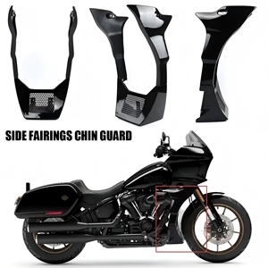 Kit <span class=keywords><strong>de</strong></span> Cubiertas Laterales para Motocicleta, Alerones <span class=keywords><strong>de</strong></span> Plástico ABS para Softail Low Rider ST FXLRST 2022-2026 - Product Image 2
