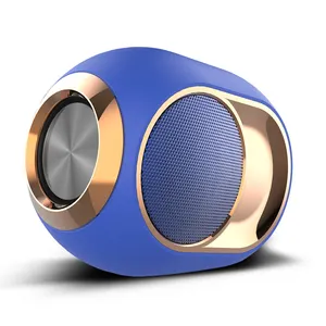 2020 BT mini speaker 4D sound electronic gadgets Built-in plastic and metal BT5.0 wireless multimedia speaker