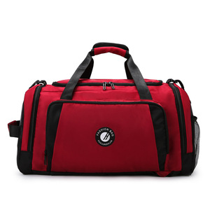 Mode personnalisée sacs à bandoulière de sport de gymnastique poche de séparation sèche et humide sac polochon multifonctionnel voyage - Product Image 5