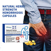 Capsule à base de plantes South Moon pour le soulagement des hémorroïdes, soin corporel à base de plantes pour les hémorroïdes anales