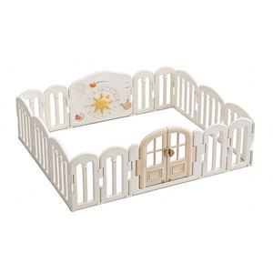 Corralito <span class=keywords><strong>de</strong></span> Seguridad para Bebés <span class=keywords><strong>de</strong></span> Plástico HDPE <span class=keywords><strong>de</strong></span> Estilo Francés Moderno con Diseño <span class=keywords><strong>de</strong></span> Dibujos Animados, Tamaño Personalizado para Área <span class=keywords><strong>de</strong></span> Juegos para Niños Pequeños - Product Image 3