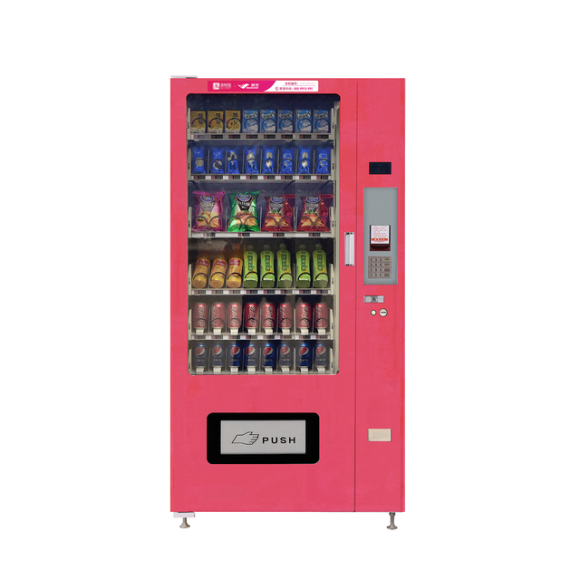 Commercial  Energy Drink Coin - Operated Snack Vending Machine for Store Use
