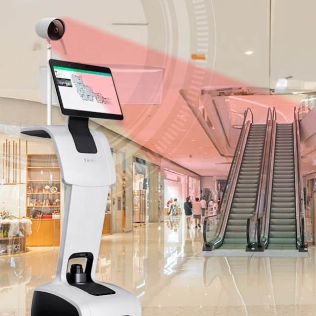 Temi Temi S1 Security Robot Patrol Guard Intelligent Telepresence AI Fully Automatic Smart Environment Detection App-Controlled
