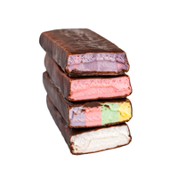 Vente en gros OEM Personnalisé Bonbons de coton sucrés saveur pastèque et guimauve enrobée de chocolat