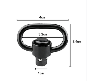 DF630 Correa de sujeción rápida desmontable Tri-Lock ajustable con eslabones giratorios QD para armas, mosquetones metálicos, correas tácticas para exteriores - Product Image 3