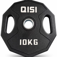 Plaques de poids Olym en caoutchouc 1,25-25 kg pour haltères, équipement de gym, entraînement de force à domicile, usage commercial 50 mm