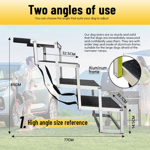 Handige 5-stappen Opvouwbare Hondentrappen Sport-En Entertainmentladder Voor Huisdieren - Product Image 4