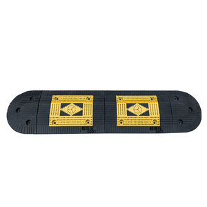 Gomma e plastica piccoli dossi di velocità a forma di diamante della sicurezza stradale dossi di velocità per il parcheggio, barriera di controllo del traffico - Product Image 4